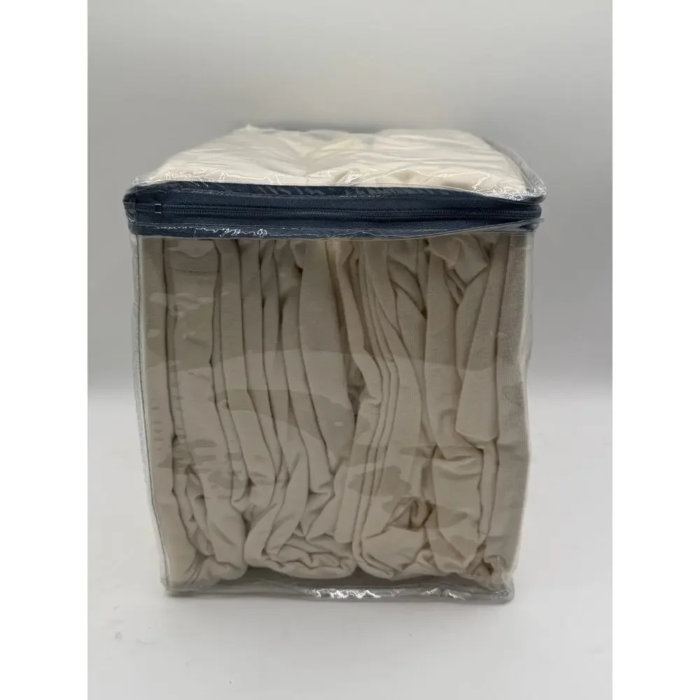 Cuddl Duds Heavyweight Flannel Queen Sheet Set – Ivory - New in Package